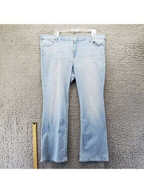 Old Navy Jeans Womens Size 20 Light Blue Wow Boot-Cut Mid-Rise Denim